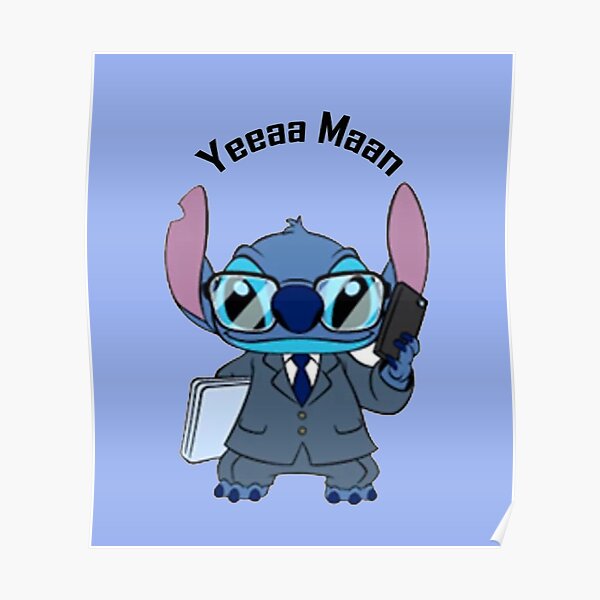 Disney Lilo And Stitch Sunglasses Famous T Shirt Poster For Sale By