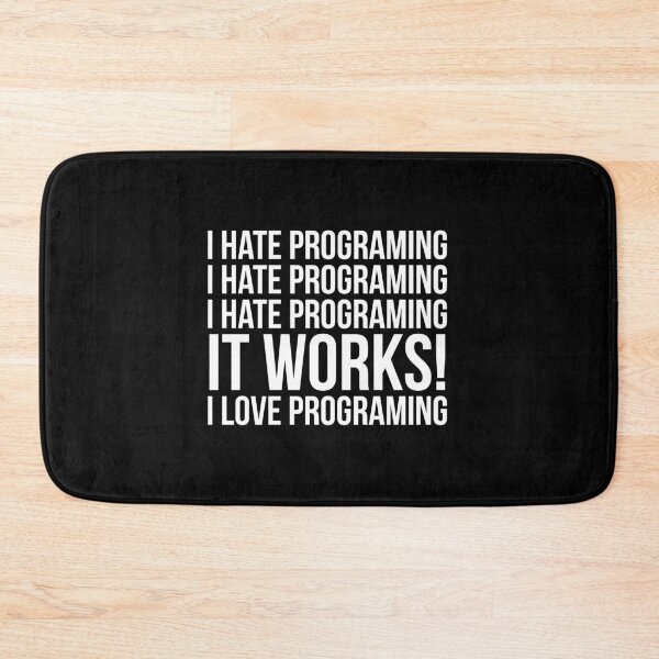 Item preview, I Love Programing designed and sold by evokearo.