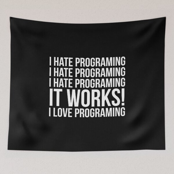 Item preview, I Love Programing designed and sold by evokearo.