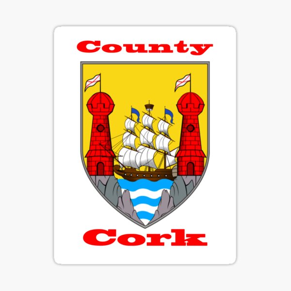 County Cork Coat of Arms Sticker