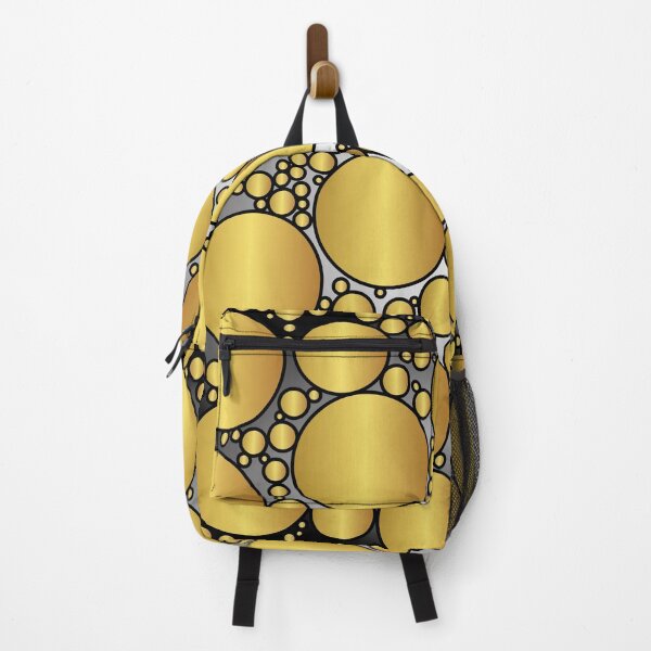 Item preview, Geometric Pattern with Golden and Black Colors Circles designed and sold by digoarpi.