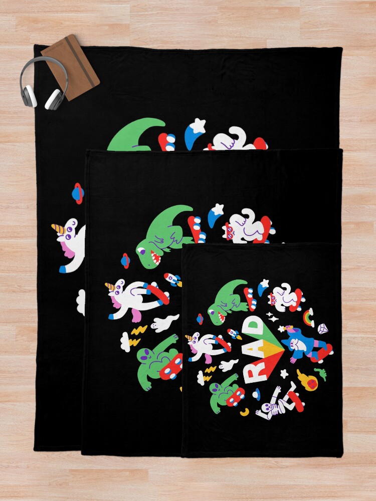 Alternate view of Rad Pals Throw Blanket