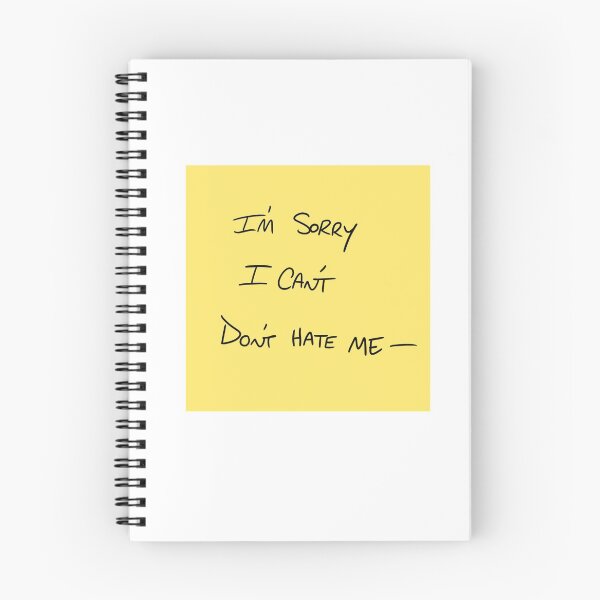 Item preview, I'm Sorry I Can't Don't Hate Me SATC Sticky Note designed and sold by Krista Eliot.