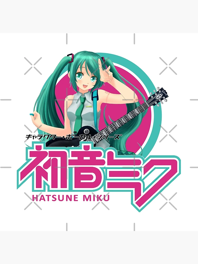 The Kawaii Diva Hatsune Miku Became a Rock Star | Art Board Print