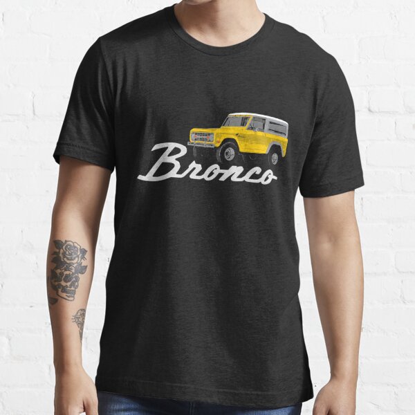 Ford Bronco - vintage yellow (black text) Lightweight Hoodie for Sale by  Groenendijk