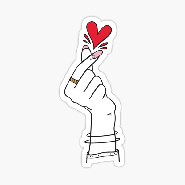 Vista previa del artículo con la obra «Corazón de dedo», diseñado y vendido por Lactus.