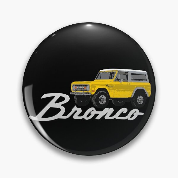 Item preview, Ford Bronco - vintage yellow (on black) designed and sold by Groenendijk.