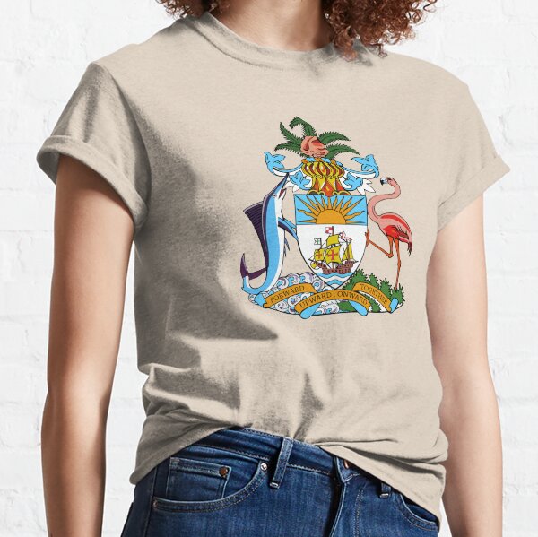  Bahamas Coat Of Arms Emblem On Shirts For Women Kids