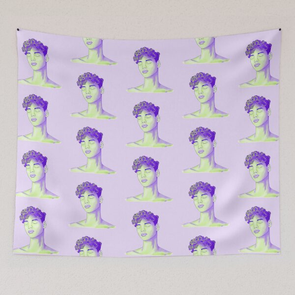 Item preview, Purple and Green portrait designed and sold by DodoFrog.