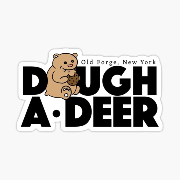 "Dough a Deer Bakery" Sticker for Sale by neloeh Redbubble