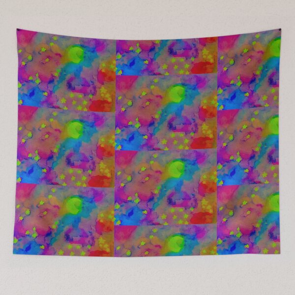 Item preview, Abstract neon night sky  designed and sold by BekahS.