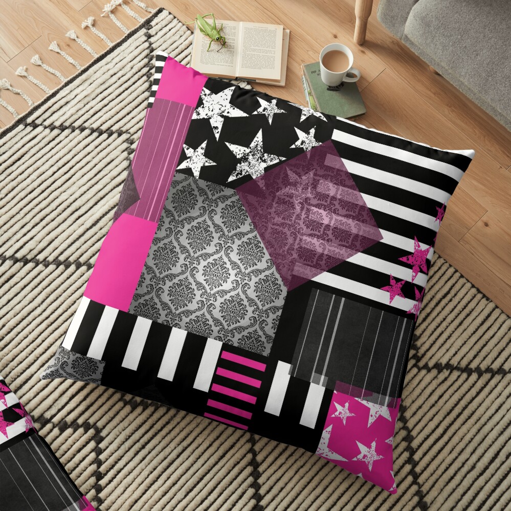 Grunge Pop Floor Pillow