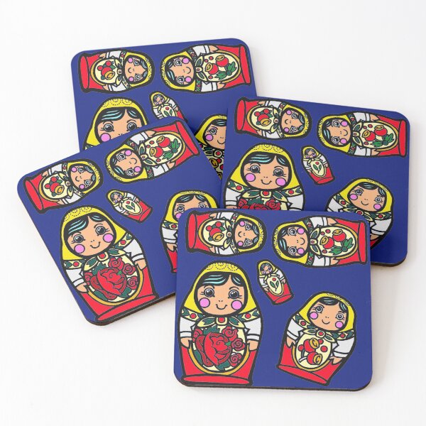 Item preview, Matryoshka Babushkas Nesting Dolls designed and sold by sandpiperstudio.