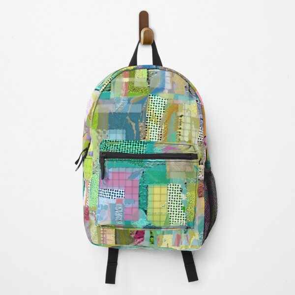 Item preview, Multicolor Patchwork and Alloys Textured Collage designed and sold by AMGImpressions.