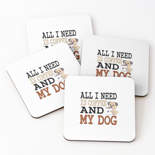 Item preview, all i need is coffee and my dog designed and sold by Nerd Digs.