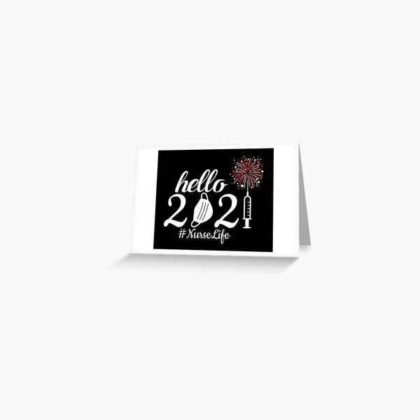 Item preview, Hello 2021 Nurse Life Medical New Year designed and sold by timiart.