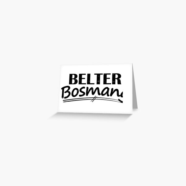 Bosmang - Belter Bossman Tarjetas de felicitación