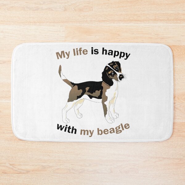 Item preview, My life is happy with my beagle designed and sold by merchfun2.