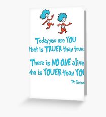 Today You Are You Greeting Card