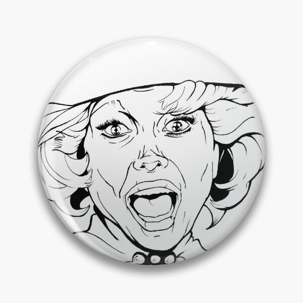 Item preview, Carol Channing!!! (no fill) designed and sold by DexDrawsStudio.