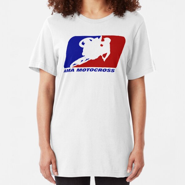 AMA motocross superbikes motorbike heather Slim Fit T-Shirt