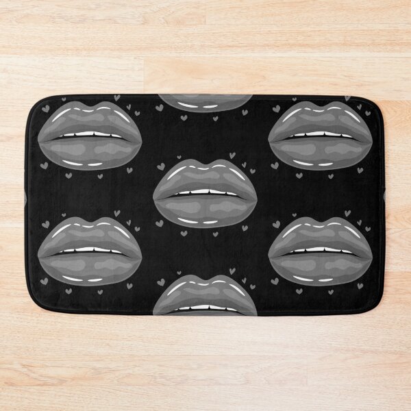 Item preview, Valentine Lips Grey kiss designed and sold by MisPuHoney.