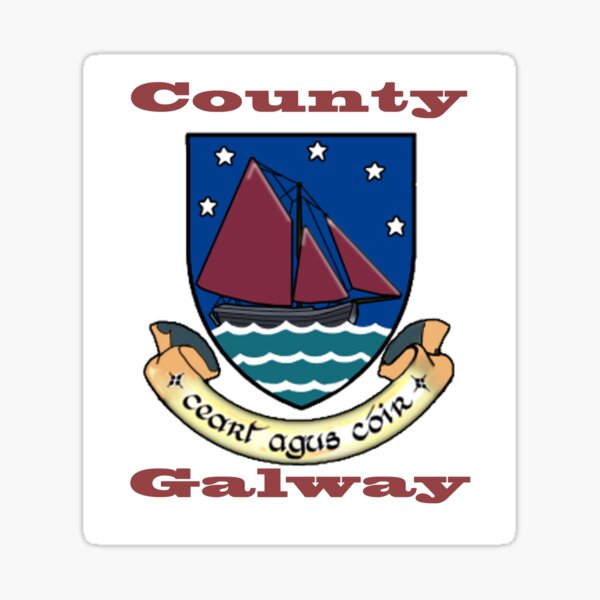 County Galway Coat of Arms Sticker