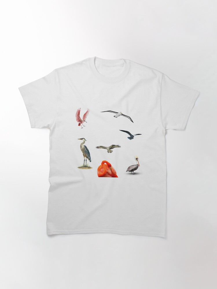 Thumbnail 3 of 7, Classic T-Shirt, Florida Keys Birds designed and sold by KeysTreasures.