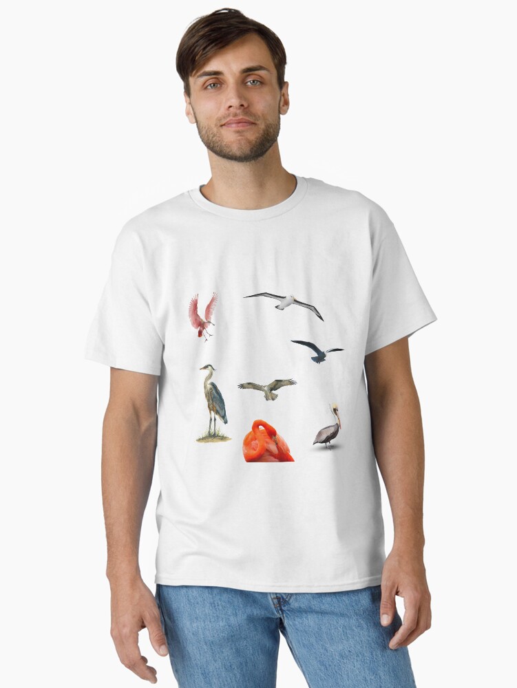 Thumbnail 1 of 7, Classic T-Shirt, Florida Keys Birds designed and sold by KeysTreasures.