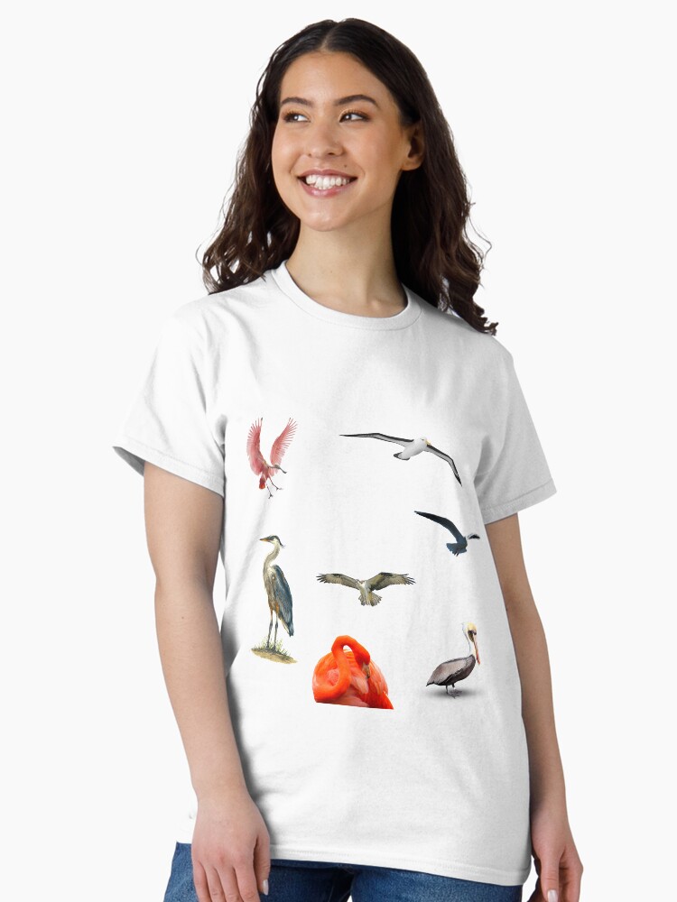 Thumbnail 2 of 7, Classic T-Shirt, Florida Keys Birds designed and sold by KeysTreasures.