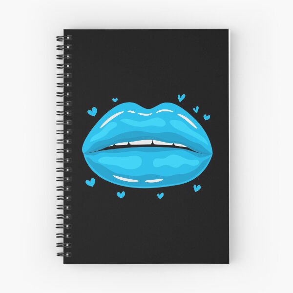 Item preview, Valentine Lips Light blue kiss designed and sold by MisPuHoney.