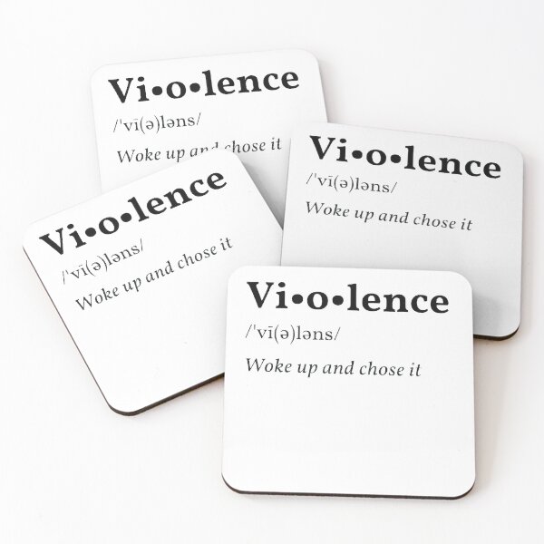 Item preview, Violence definition, Woke up and chose designed and sold by SacredsDesigns.