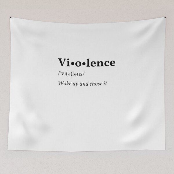 Item preview, Violence definition, Woke up and chose designed and sold by SacredsDesigns.