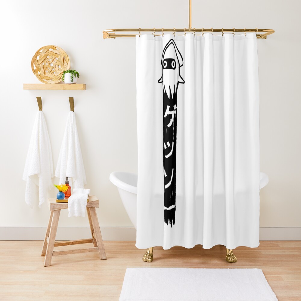 Blooper Ink Shower Curtain