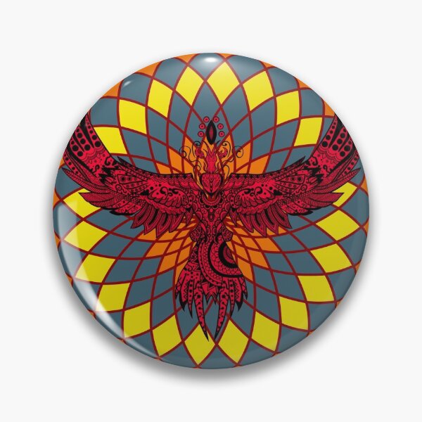 Item preview, Phoenix The Fire Bird, Mandala Art designed and sold by AuroCreatives.