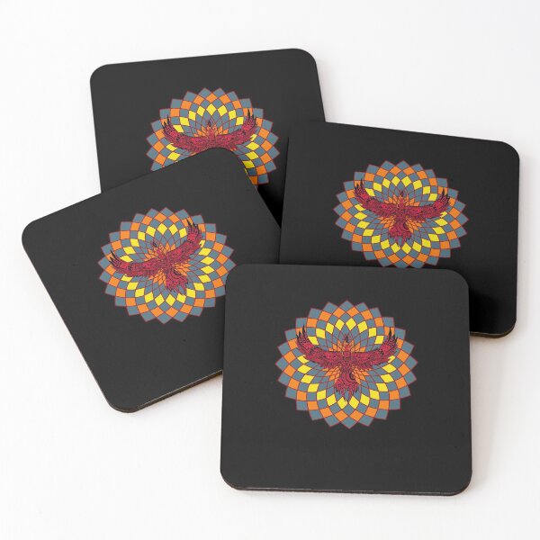 Item preview, Phoenix The Fire Bird, Mandala Art designed and sold by AuroCreatives.