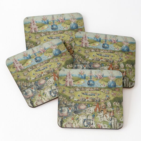 the garden of earthly delights Hieronymus Bosch Coasters (Set of 4)