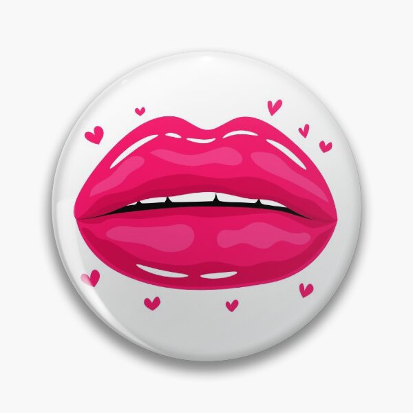 Item preview, Valentine Lips Pink kiss designed and sold by MisPuHoney.