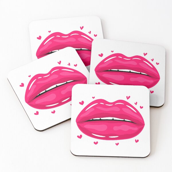 Item preview, Valentine Lips Pink kiss designed and sold by MisPuHoney.
