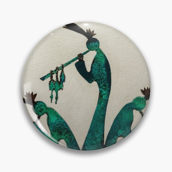 Item preview, Hopi Kokopelli Kachina Native American Art designed and sold by heatherfriedman.
