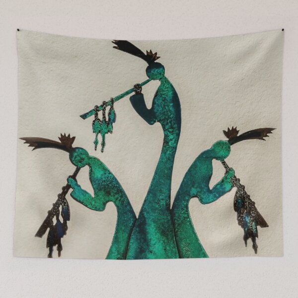 Item preview, Hopi Kokopelli Kachina Native American Art designed and sold by heatherfriedman.