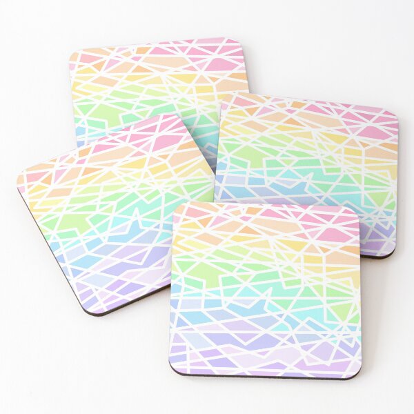 Item preview, Pastel Rainbow Colors Geometric designed and sold by Whoopsidoodle.