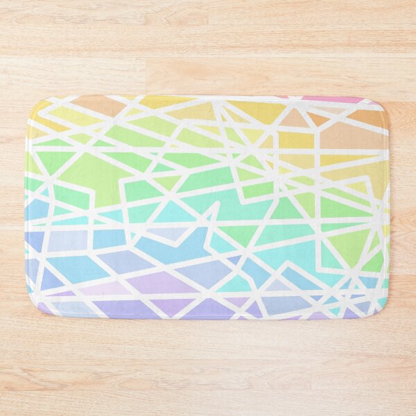 Item preview, Pastel Rainbow Colors Geometric designed and sold by Whoopsidoodle.