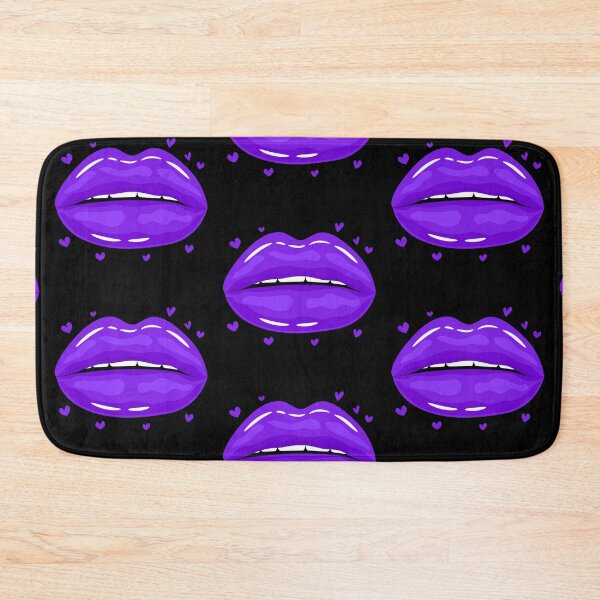 Item preview, Valentine Lips Purple kiss designed and sold by MisPuHoney.