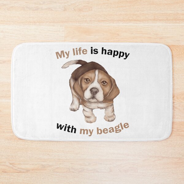 Item preview,  My life is happy with my beagle designed and sold by merchfun2.