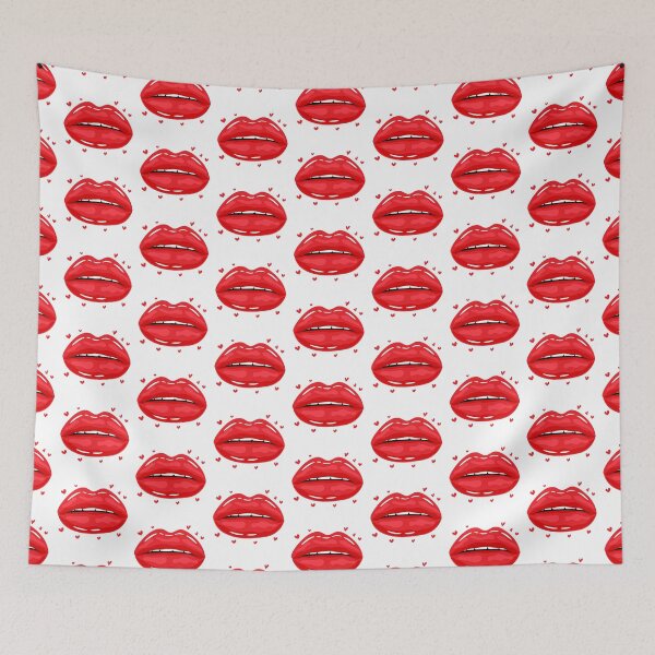 Item preview, Valentine Lips Red kiss designed and sold by MisPuHoney.