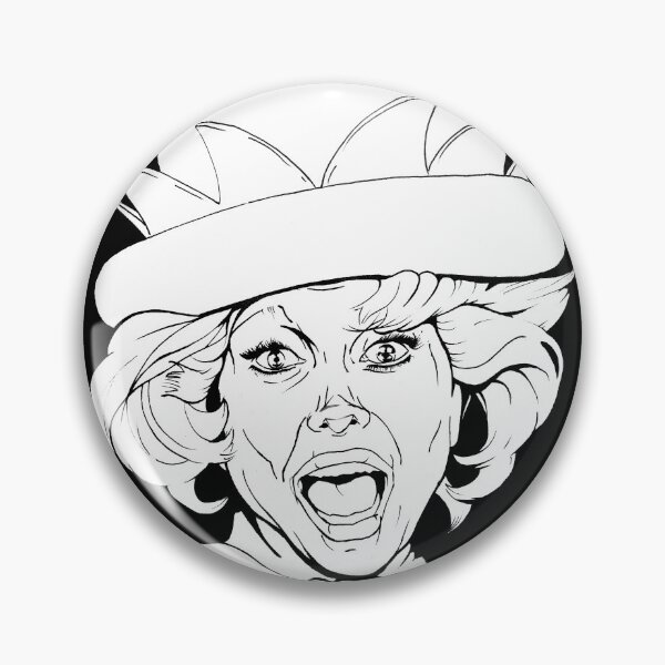 Item preview, Carol Channing Ink with White Fill designed and sold by DexDrawsStudio.
