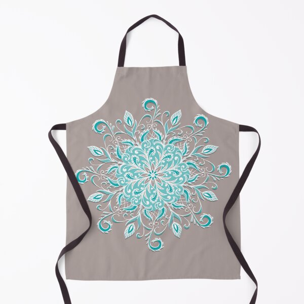 Item preview, Eight Pointed Swirl Mandala (Turquoise) designed and sold by squishyrainbow.