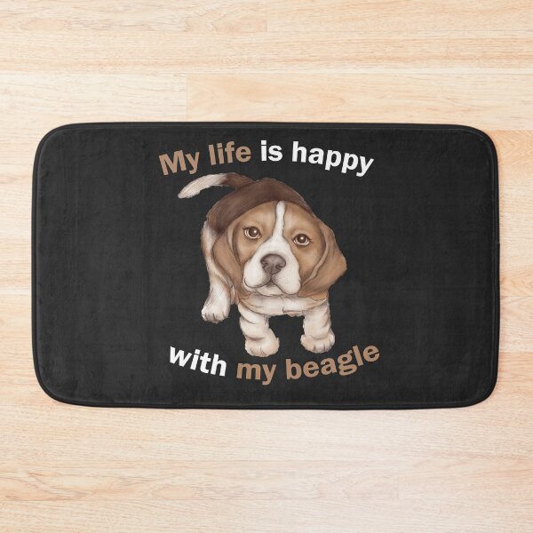 Item preview,  My life is happy with my beagle designed and sold by merchfun2.