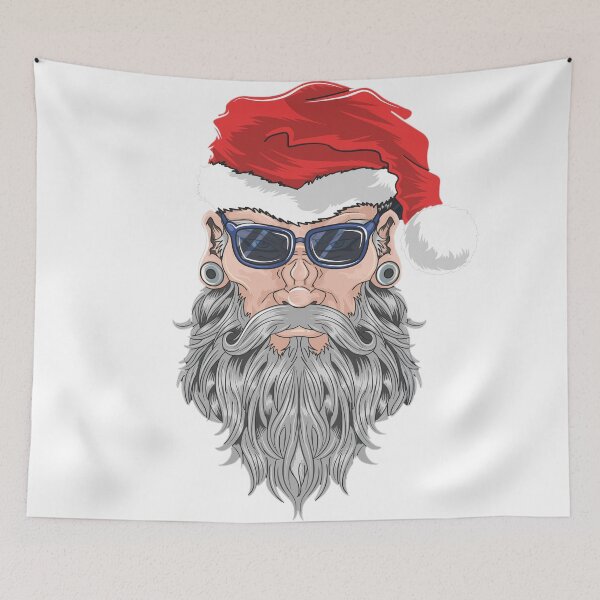 Item preview, cool santa claus with large beard designed and sold by Yasengawad.